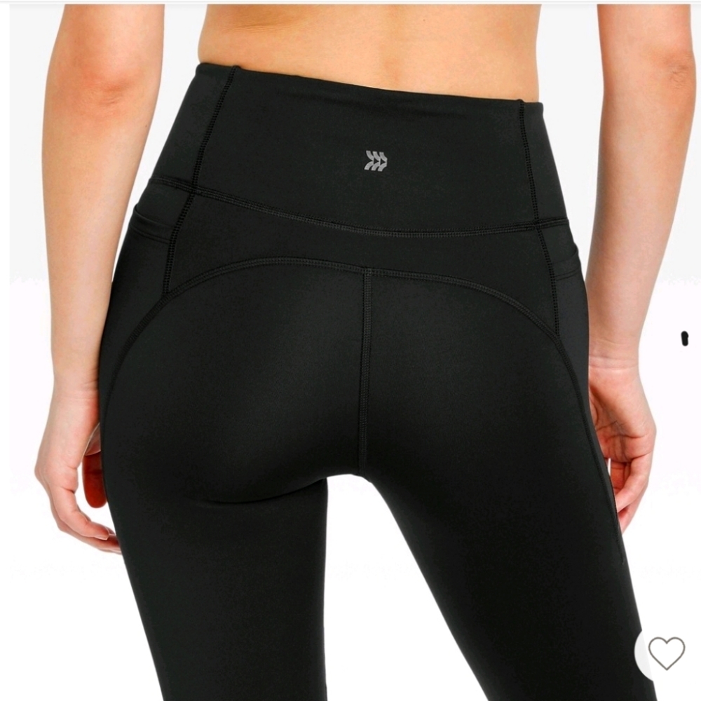 Sculpt High-Rise Leggings All in Motion MATTE Black  MATTE LOGO